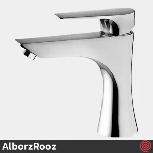 شیر روشویی البرز روز مدل کارن AlborzRooz Karen | رنگ کروم