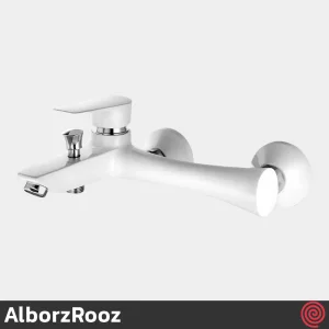 ست شیرآلات البرز روز مدل کارن AlborzRooz Karen | رنگ سفید