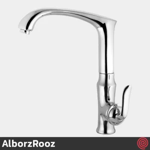 ست شیرآلات البرز روز مدل اسپیرال AlborzRooz Spiral | رنگ کروم
