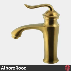 ست شیرآلات البرز روز مدل اسپیرال AlborzRooz Spiral | رنگ طلایی مات
