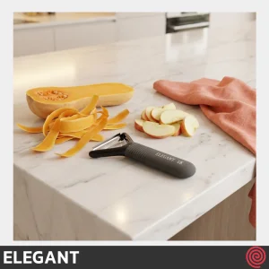 پوست کن تمام سیلیکونی تیغه اره ای الگانت مدل ELEGANT 157 | و رشته کن