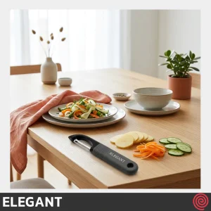 پوست کن سیلیکونی تیغه صاف الگانت مدل ELEGANT 158 | طرح مدادی