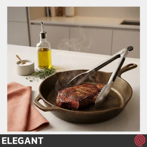 انبر دسته استیل و سیلیکونی الگانت مدل ELEGANT 168