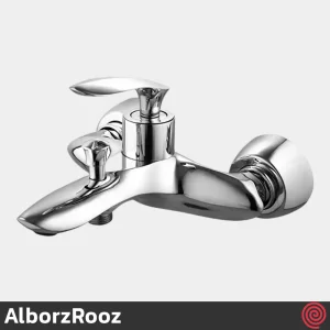 ست شیرآلات البرز روز مدل نیلا AlborzRooz Nila | رنگ سفید
