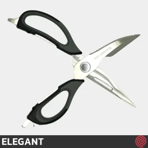قیچی آشپزخانه استیل الگانت مدل ELEGANT 170 | حرفه ای 7 کاره