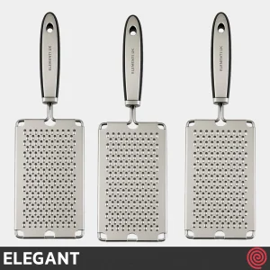 رنده آشپزخانه استیل الگانت مدل ELEGANT 173 | پهن، تک دسته سایز ریز