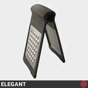 رنده آشپزخانه تاشو 2 طرفه الگانت مدل ELEGANT 418 | رنده ریز و درشت، دسته سیلیکونی