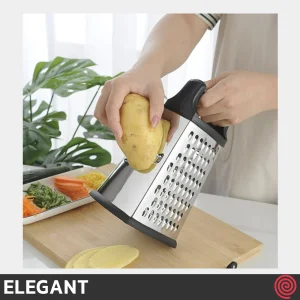 رنده آشپزخانه 4 طرفه الگانت مدل ELEGANT 608 | با مخزن درب دار