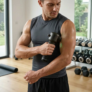 ماساژور برقی عضلانی پاورولوژی مدل Powerology PWHXRB510BK | با ویبره قابل تنظیم