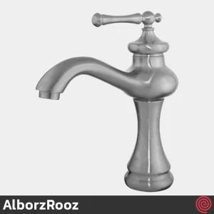 شیر روشویی البرز روز مدل علاءالدین AlborzRooz Aladdin | رنگ کروم مات