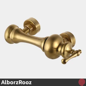شیر توالت البرز روز مدل علاءالدین AlborzRooz Aladdin | رنگ طلایی مات