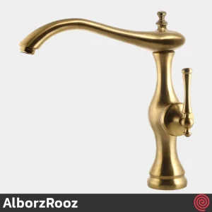 ست شیرآلات البرز روز مدل علاءالدین AlborzRooz Aladdin | رنگ طلایی مات