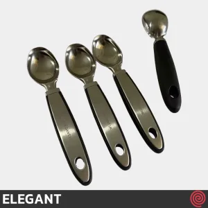 اسکوپ بستنی و میوه استیل دسته سیلیکونی الگانت مدل ELEGANT 177