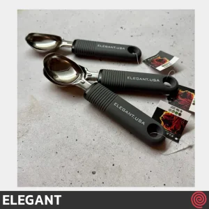 اسکوپ بستنی و میوه استیل دسته سیلیکونی الگانت مدل ELEGANT 882
