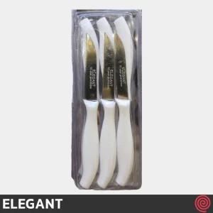 چاقو میوه خوری تیغه صاف الگانت مدل ELEGANT 164 | ست 6 تایی تیغه آلمانی