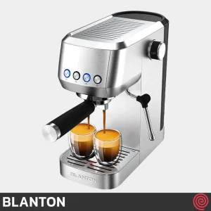 اسپرسو ساز بلانتون مدل BLANTON BCX-EM2113 | رنگ استیل با فشار 20 بار
