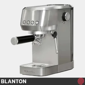 اسپرسو ساز بلانتون مدل BLANTON BCX-EM2113 | رنگ استیل با فشار 20 بار