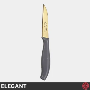 چاقو میوه خوری تیغه صاف الگانت مدل ELEGANT 183 | ست 6 تایی تیغه آلمانی