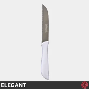 چاقو میوه خوری تیغه اره‌ای الگانت مدل ELEGANT 182 | ست 6 تایی تیغه آلمانی