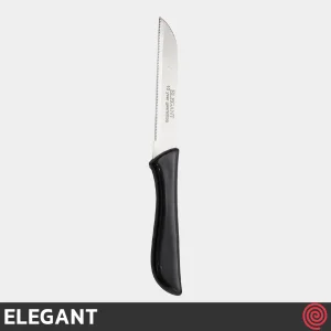 چاقو میوه خوری تیغه اره‌ای الگانت مدل ELEGANT 182 | ست 6 تایی تیغه آلمانی