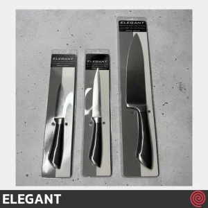 چاقو حرفه ای 13 سانتی الگانت مدل ELEGANT 190 | تیغه برزیلی و 7 کربنه