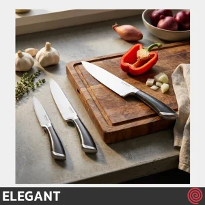 چاقو حرفه ای 13 سانتی الگانت مدل ELEGANT 190 | تیغه برزیلی و 7 کربنه