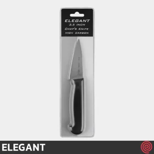 چاقو آشپزخانه 9 سانتی الگانت مدل ELEGANT 203 | تیغه برزیلی و 5 کربنه