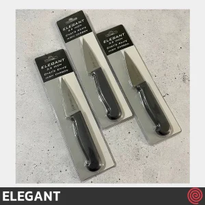 چاقو آشپزخانه 9 سانتی الگانت مدل ELEGANT 203 | تیغه برزیلی و 5 کربنه