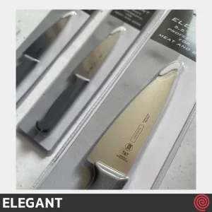 چاقو آشپزخانه 13 سانتی الگانت مدل ELEGANT 195 | تیغه برزیلی و 5 کربنه