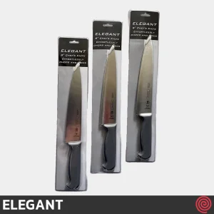 چاقو آشپزخانه 13 سانتی الگانت مدل ELEGANT 195 | تیغه برزیلی و 5 کربنه