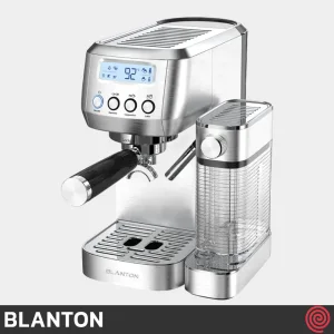 اسپرسو ساز بلانتون مدل BLANTON BCX-EM2202 | رنگ استیل با فشار 20 بار