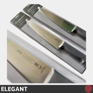 چاقو آشپزخانه 20 سانتی الگانت مدل ELEGANT 194 | تیغه برزیلی و 5 کربنه