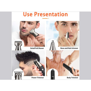 مو زن بینی و گوش گرین لاین Green Lion 5 In 1 Multi-Function Hair Clipper Set 600mAh-GN5IN1MHTRMBK