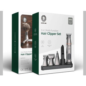 ماشین اصلاح صورت گرین لاین Green Lion 5 In 1 Multi-Function Hair Clipper Set 600mAh-GN5IN1MHTRMBK