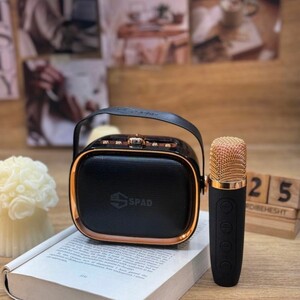 اسپیکر بلوتوثی اسپاد مدل SPAD SP-220 | با میکروفون بی سیم