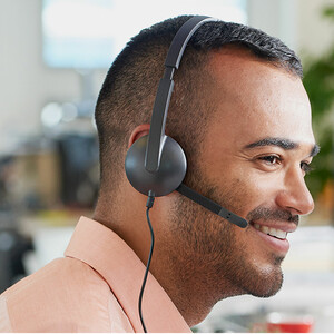 هدست سیمی یو اس بی لاجیتک مدل Logitech H340