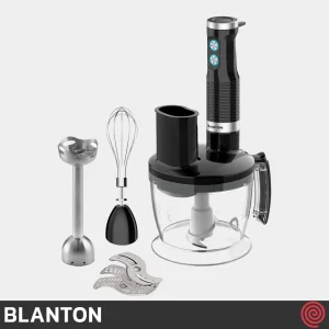 غذاساز 5 کاره بلانتون مدل BLANTON BCR-FP2303B | رنگ مشکی با توان 700 وات
