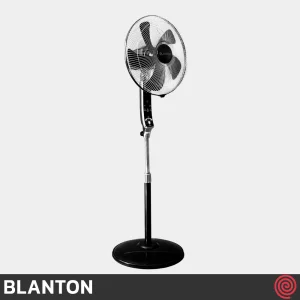 پنکه ایستاده بلانتون مدل BLANTON BCF-SF2301B | رنگ مشکی با ریموت کنترل، 3 سرعته