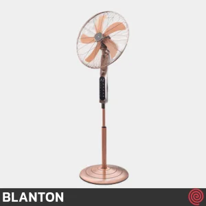 پنکه ایستاده بلانتون مدل BLANTON BCR-SF4102CU | رنگ مسی با ریموت کنترل، 3 سرعته