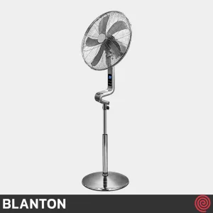 پنکه ایستاده بلانتون مدل BLANTON BCR-SF4103GM | رنگ ذغالی با ریموت کنترل، 3 سرعته