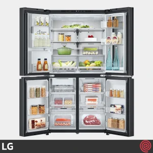یخچال و فریزر ساید بای ساید 23 فوت ال جی مدل LG GR-X33FFCRL | چهار درب فرانسوی
