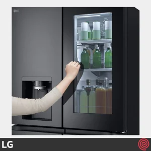 قابلیت اینستاویو (InstaView) یخچال فریزر ال جی GR-X39FFCRL رنگ دودی