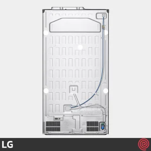 نمای پشت یخچال فریزر LG GR-X267 با موتور Inverter Linear