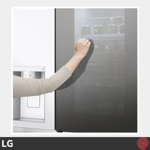 یخچال فریزر اینستاویو آینه‌ای (Mirror InstaView) ال جی GR-X267MQHS یا X267 رنگ سفید محصول 2023