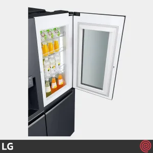 یخچال فریزر درب در درب ال جی X257 رنگ مشکی