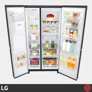 یخچال و فریزر ساید بای ساید 24 فوت ال جی مدل LG GR-X257CQVV | سال عرضه 2020