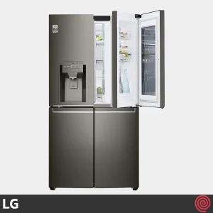 یخچال و فریزر ساید بای ساید 25 فوت ال جی مدل LG GR-X24FMKBL | چهار درب فرانسوی