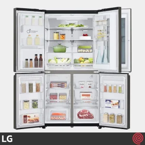 یخچال و فریزر ساید بای ساید 25 فوت ال جی مدل LG GR-X24FMKBL | چهار درب فرنچ