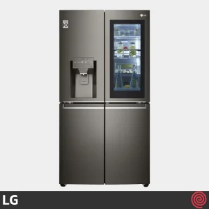 یخچال و فریزر ساید بای ساید 25 فوت ال جی مدل LG GR-X24FMKBL | چهار درب فرانسوی