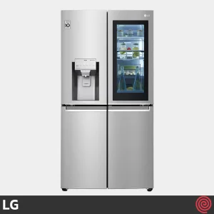 یخچال و فریزر ساید بای ساید 25 فوت ال جی مدل LG GMX945NS9F | چهار درب فرانسوی